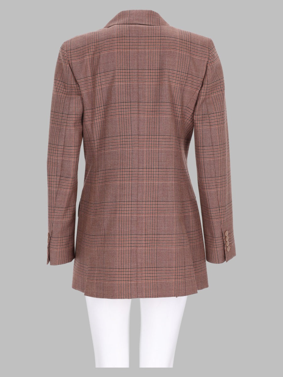 Max Mara Women Blazer Doppiopetto In Lana Principe Di Galles MAX MARA