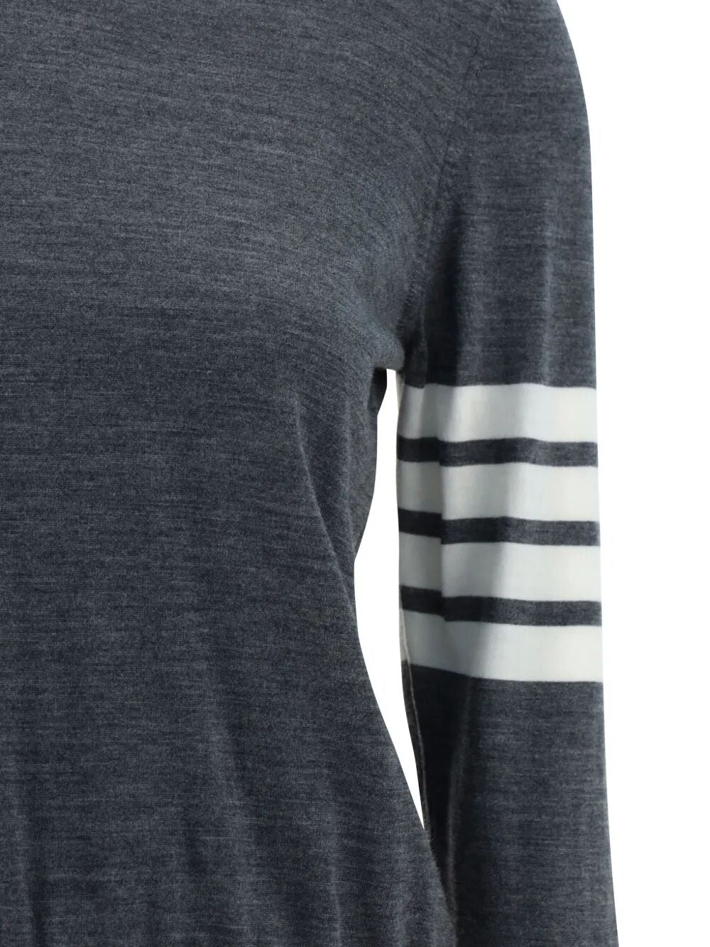 Thom Browne Women Wool 4-Bar Relaxed Pullover THOM BROWNE