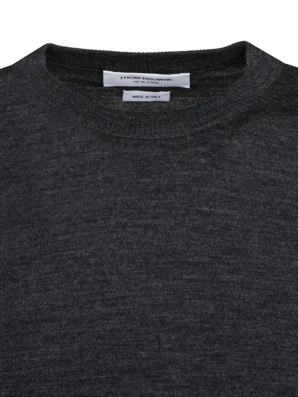 Thom Browne Men Wool 4-Bar Pullover THOM BROWNE