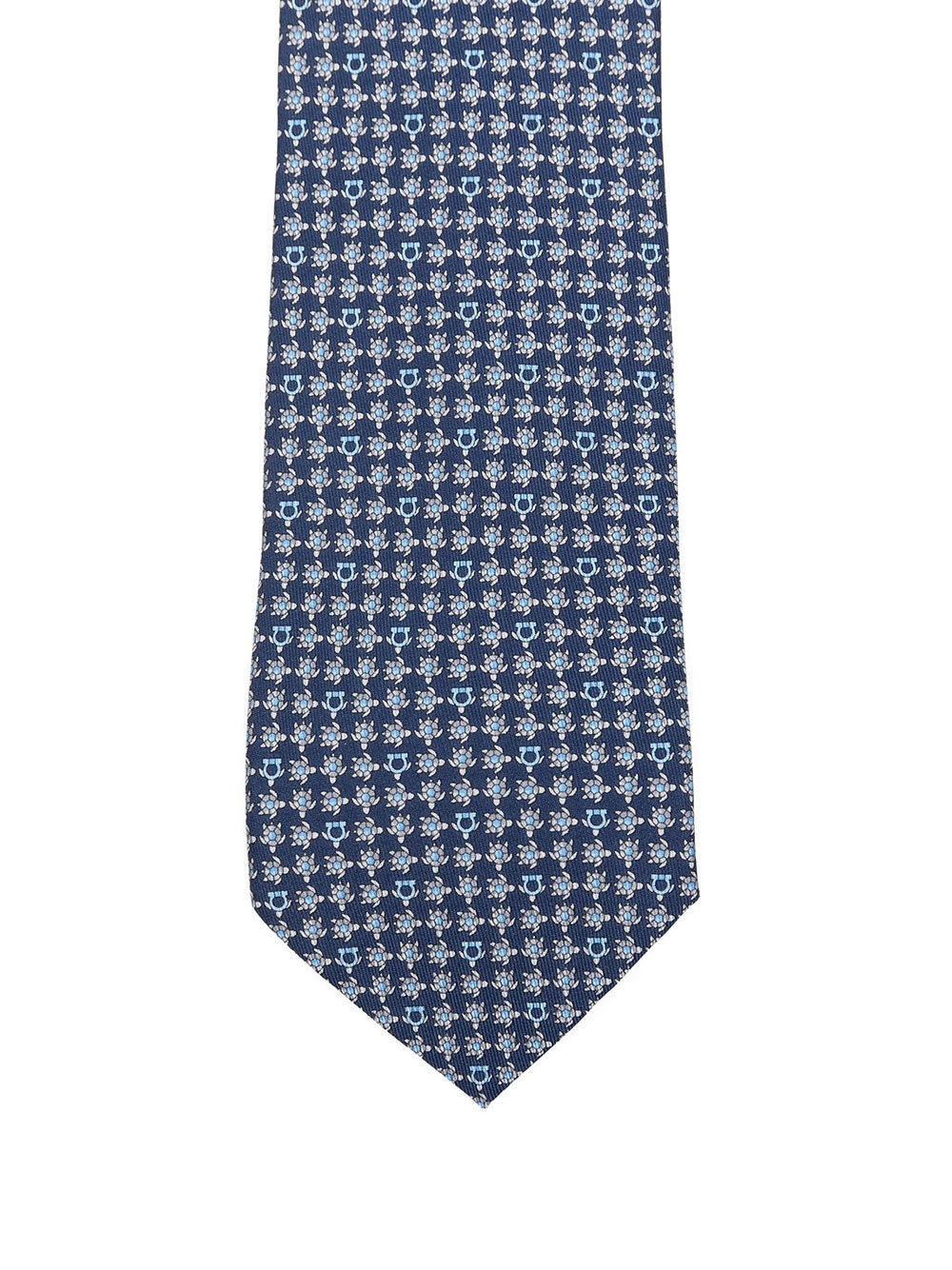 Ferragamo Men Tortoiseshell-Print Silk Tie FERRAGAMO