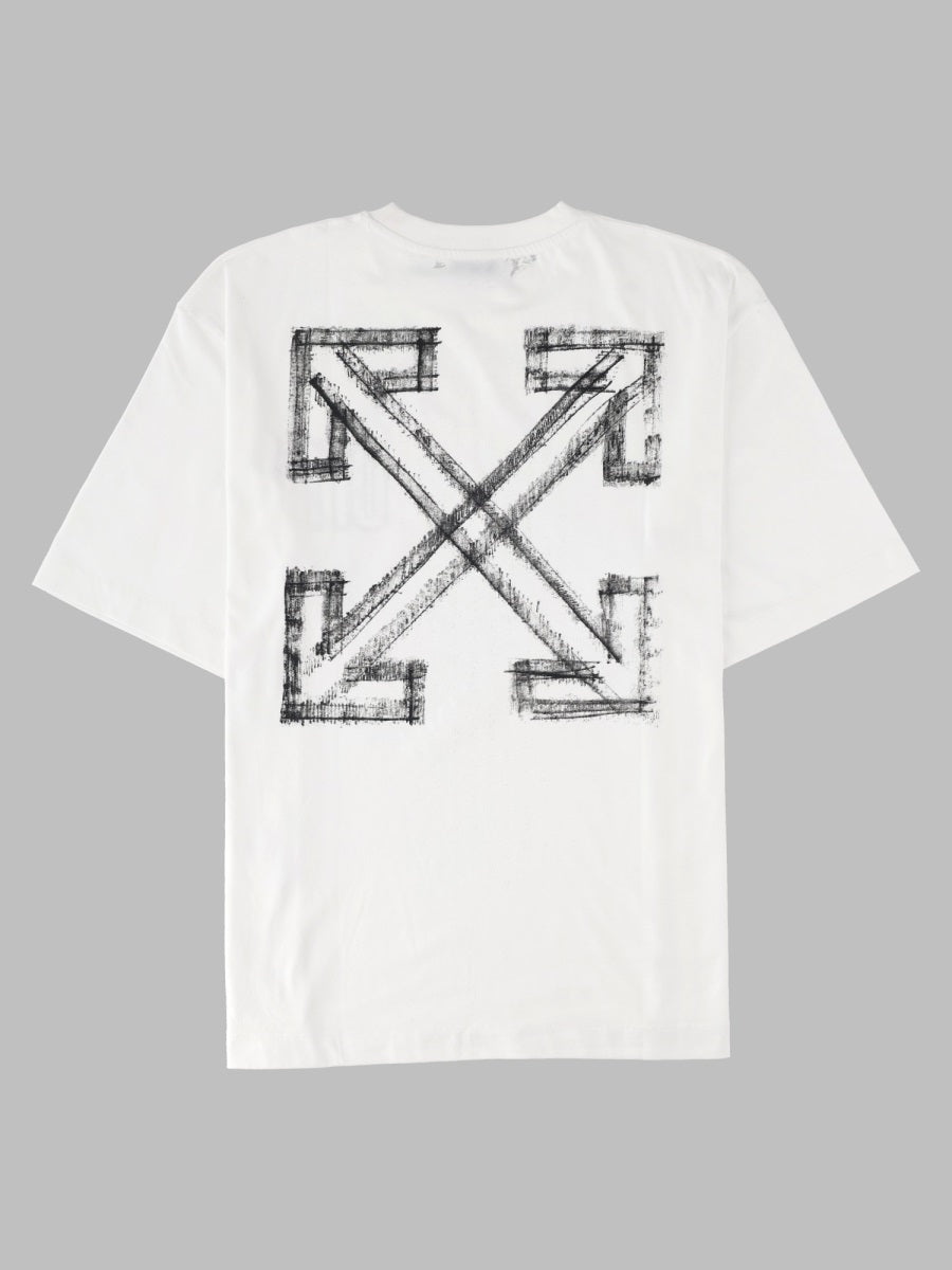 Off-White Men T-Shirt Con Logo OFF-WHITE
