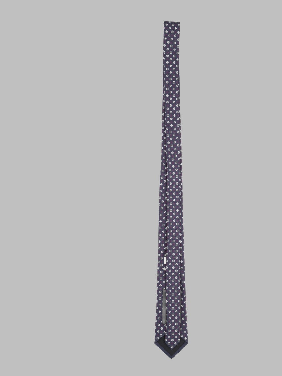 Saint Laurent Men Cravatta In Jacquard Di Seta SAINT LAURENT