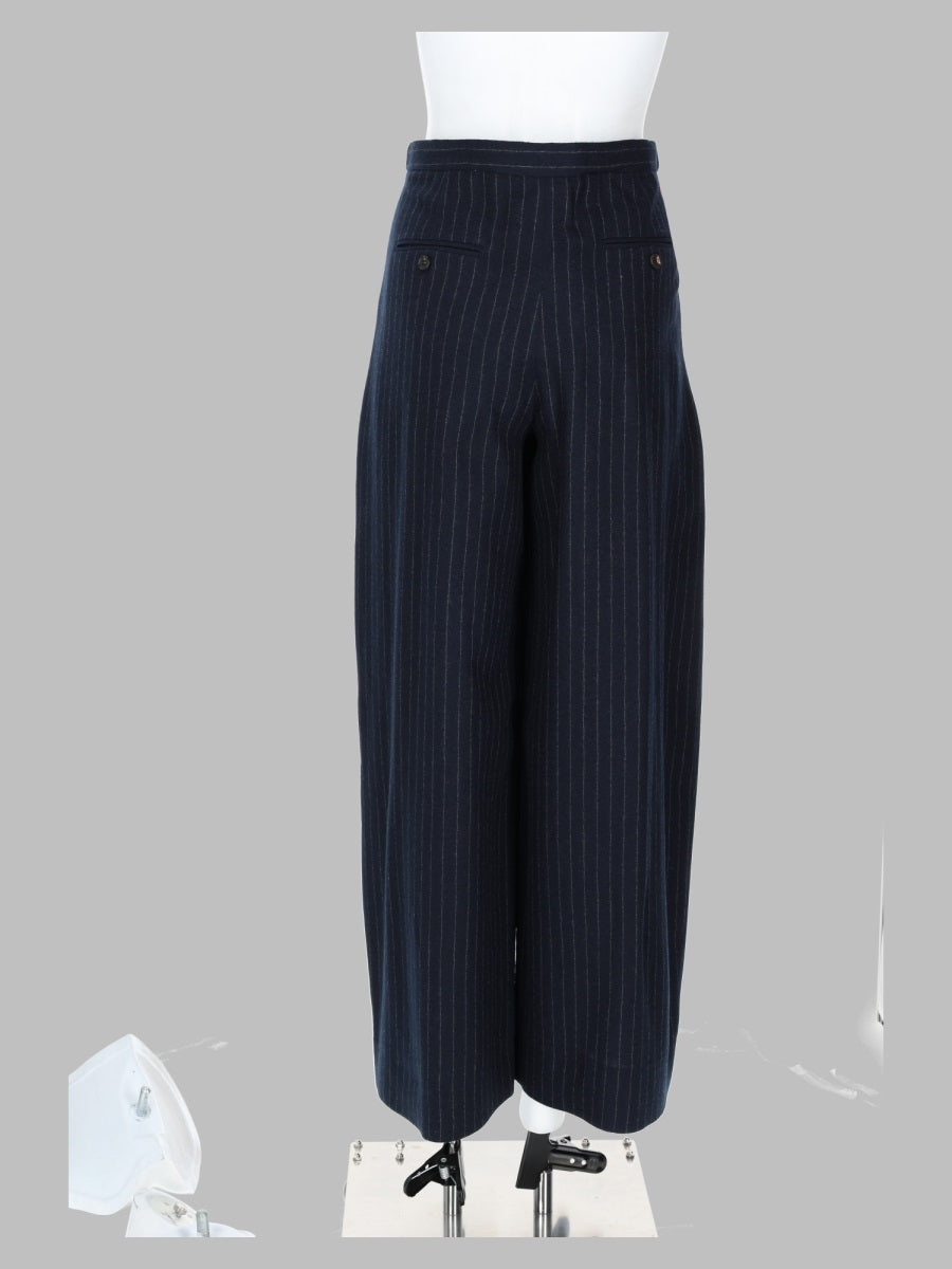 S Max Mara Women Pantalone "Ordine" In Lana Gessata S MAX MARA