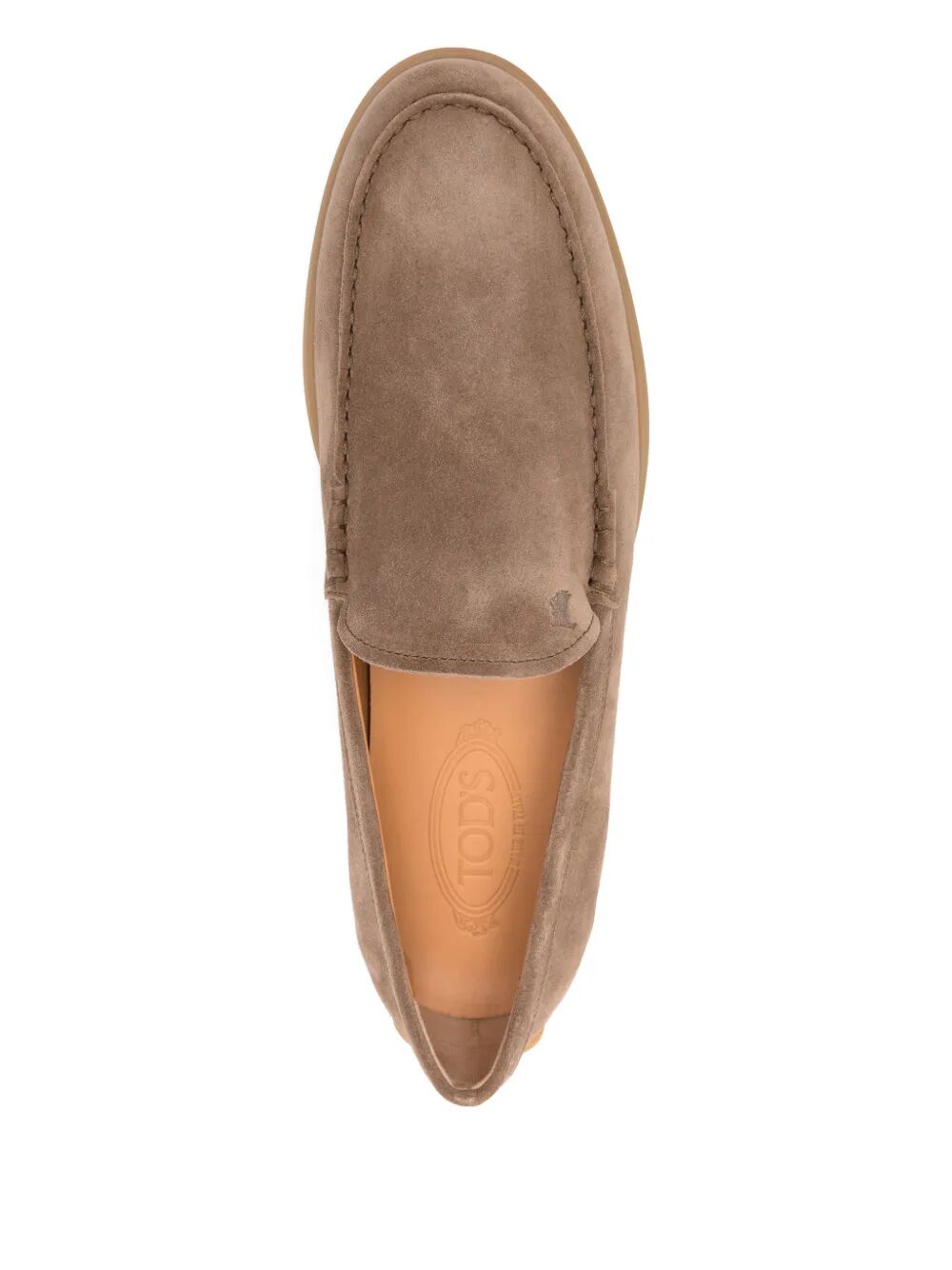 Tod's Men Suede Loafers With Rubber Sole TOD'S