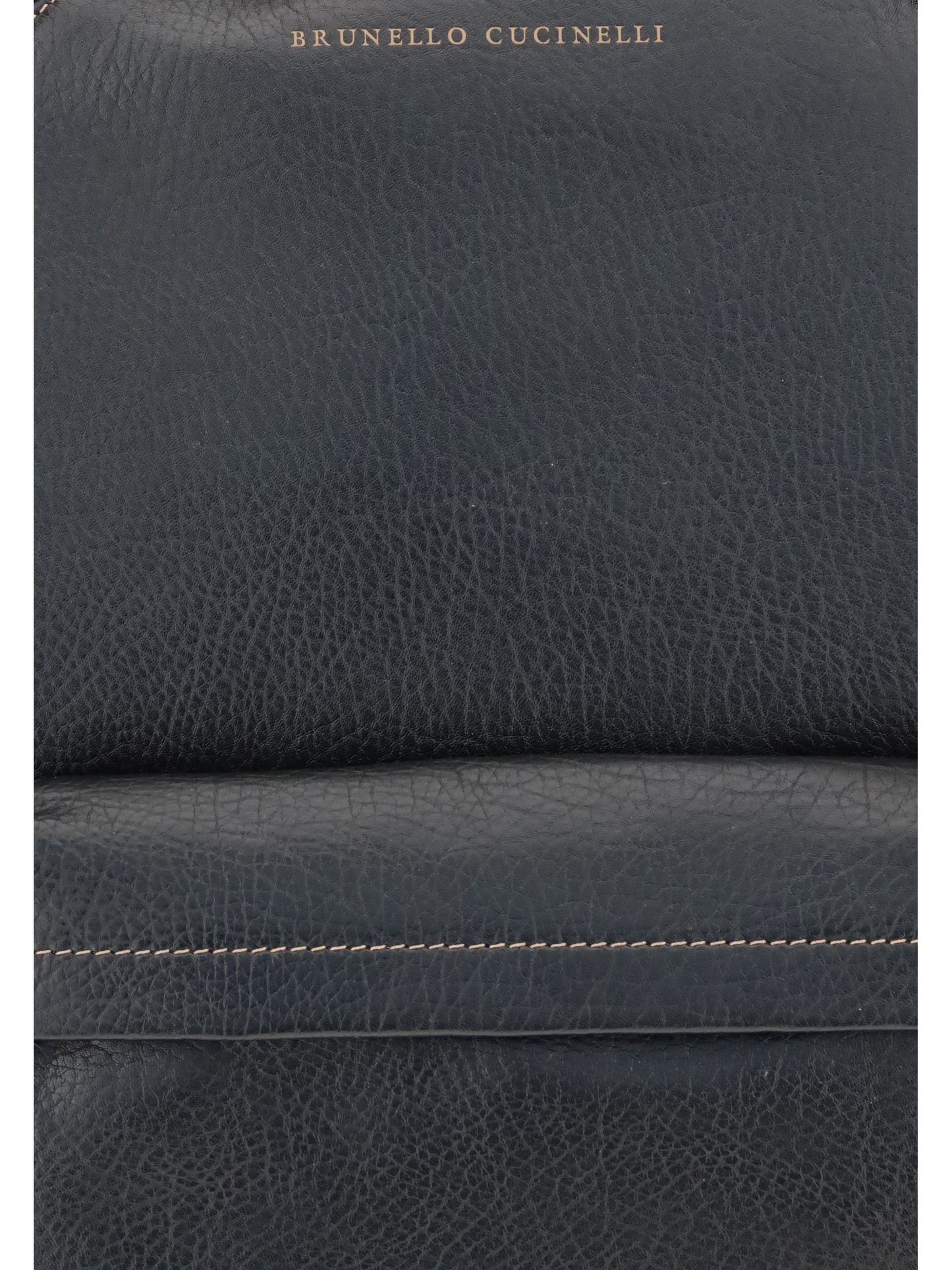 Brunello Cucinelli Men Leather Travel Backpack
