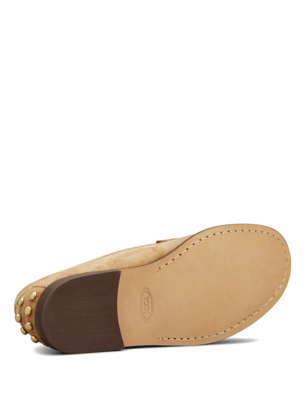 Tod's Women Suede Slipper Loafers With Metal Detailing TOD'S