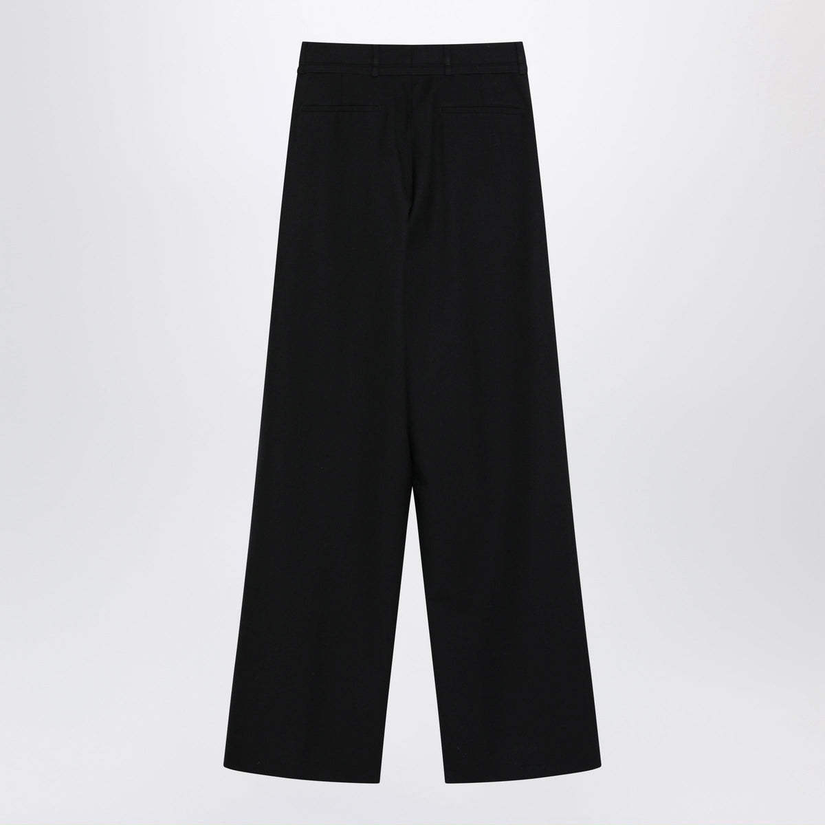 Dries Van Noten Black Pleated Wool Trousers Women DRIES VAN NOTEN