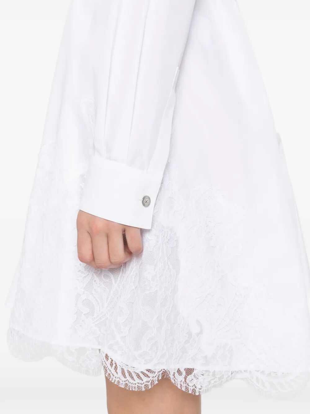 Versace Women Belted Cotton Shirt Dress VERSACE