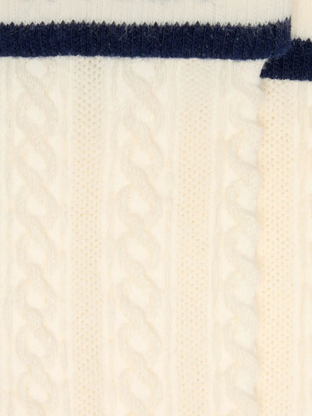Woven Embroidery Socks With Turn-Up Women GOLDEN GOOSE