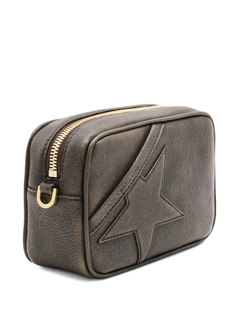 Golden Goose Women Mini Star Bag In Distressed Leather With Tone-On-Tone Star GOLDEN GOOSE