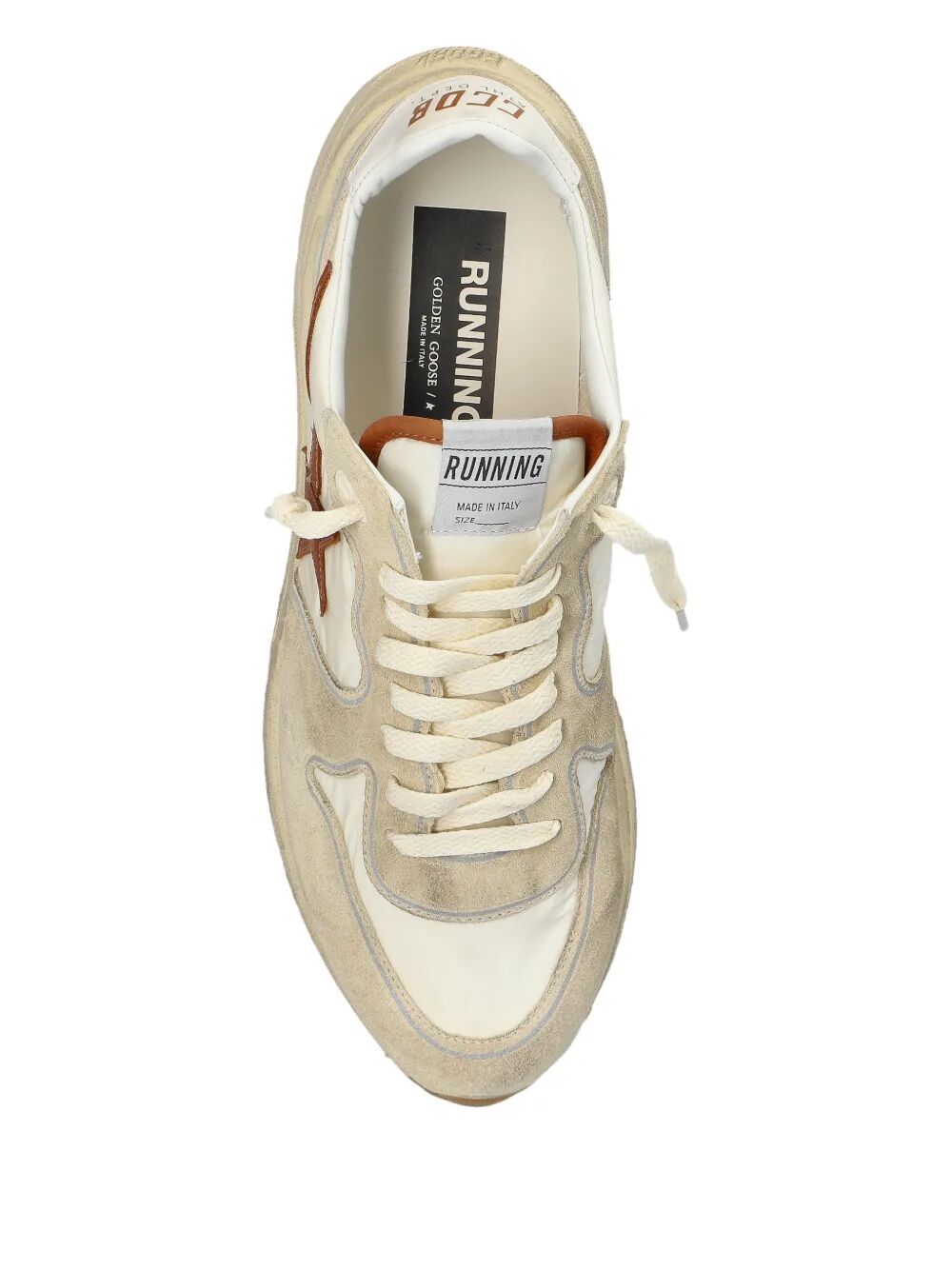 Golden Goose Men Running Sole Nylon And Suede Sneakers GOLDEN GOOSE