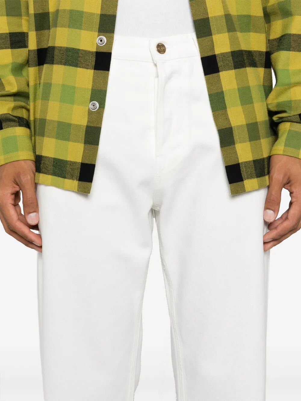Golden Goose Men Loose Fit Denim Jeans GOLDEN GOOSE