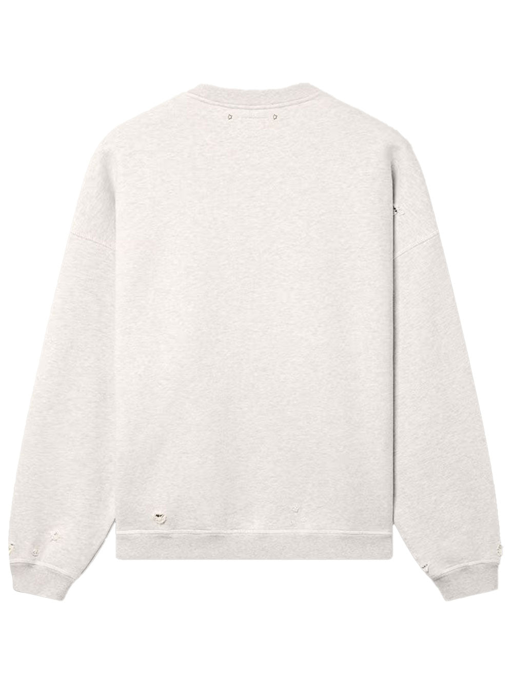 Golden Goose Men Melange Cotton Star Sweatshirt With Embroidery GOLDEN GOOSE