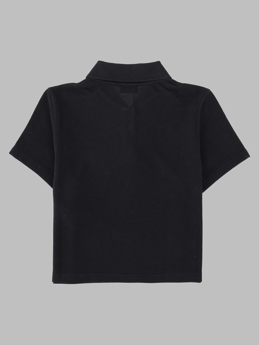 Saint Laurent Women Polo Corta Cassandre In Piqué Di Cotone SAINT LAURENT