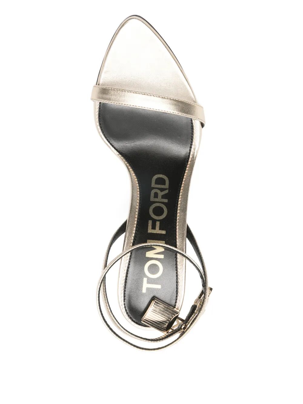 Tom Ford Women Ankle-Strap Padlock 90 Mid Heel Sandals TOM FORD