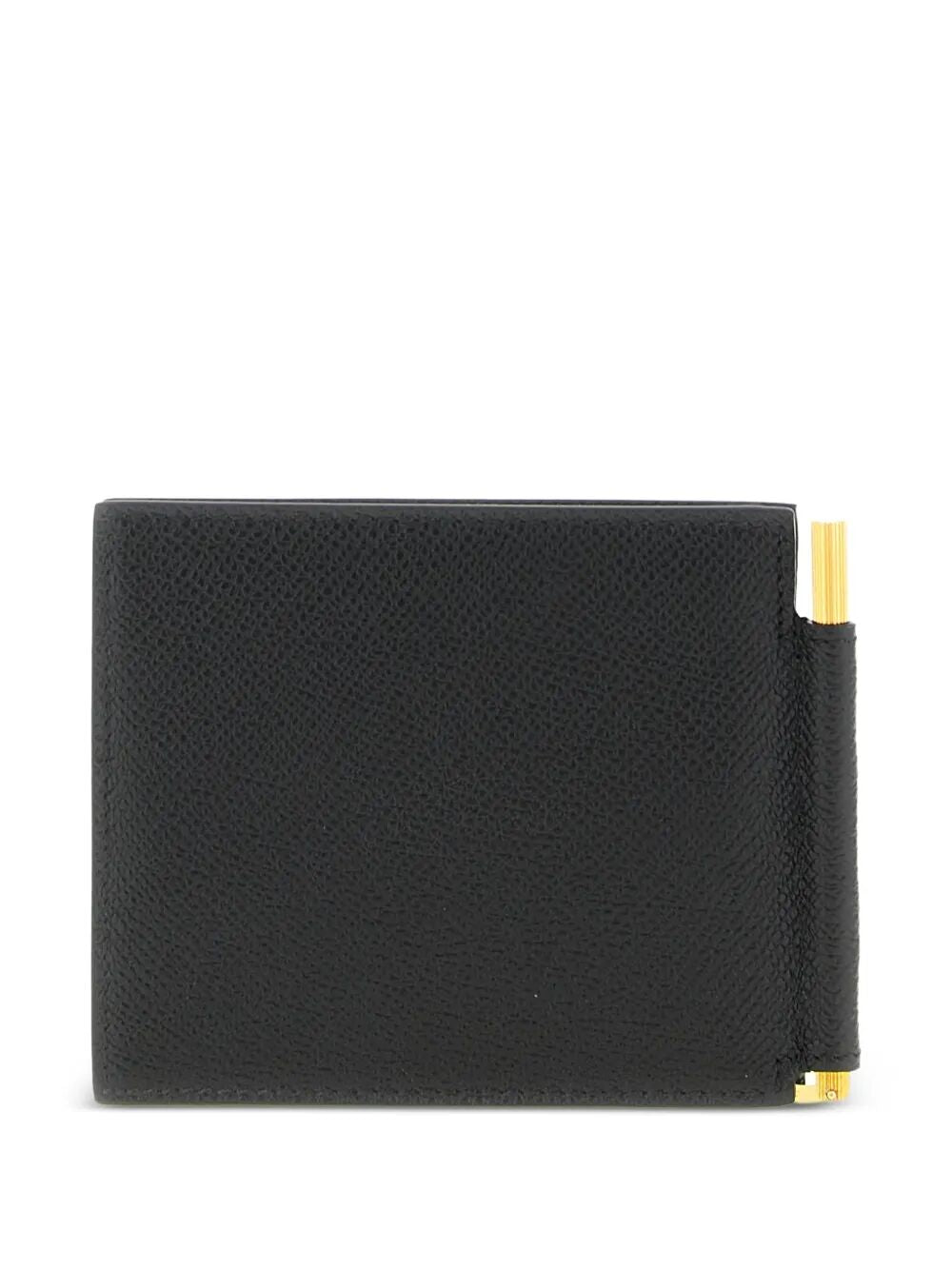 Tom Ford Men Grained Leather Money Clip Wallet TOM FORD