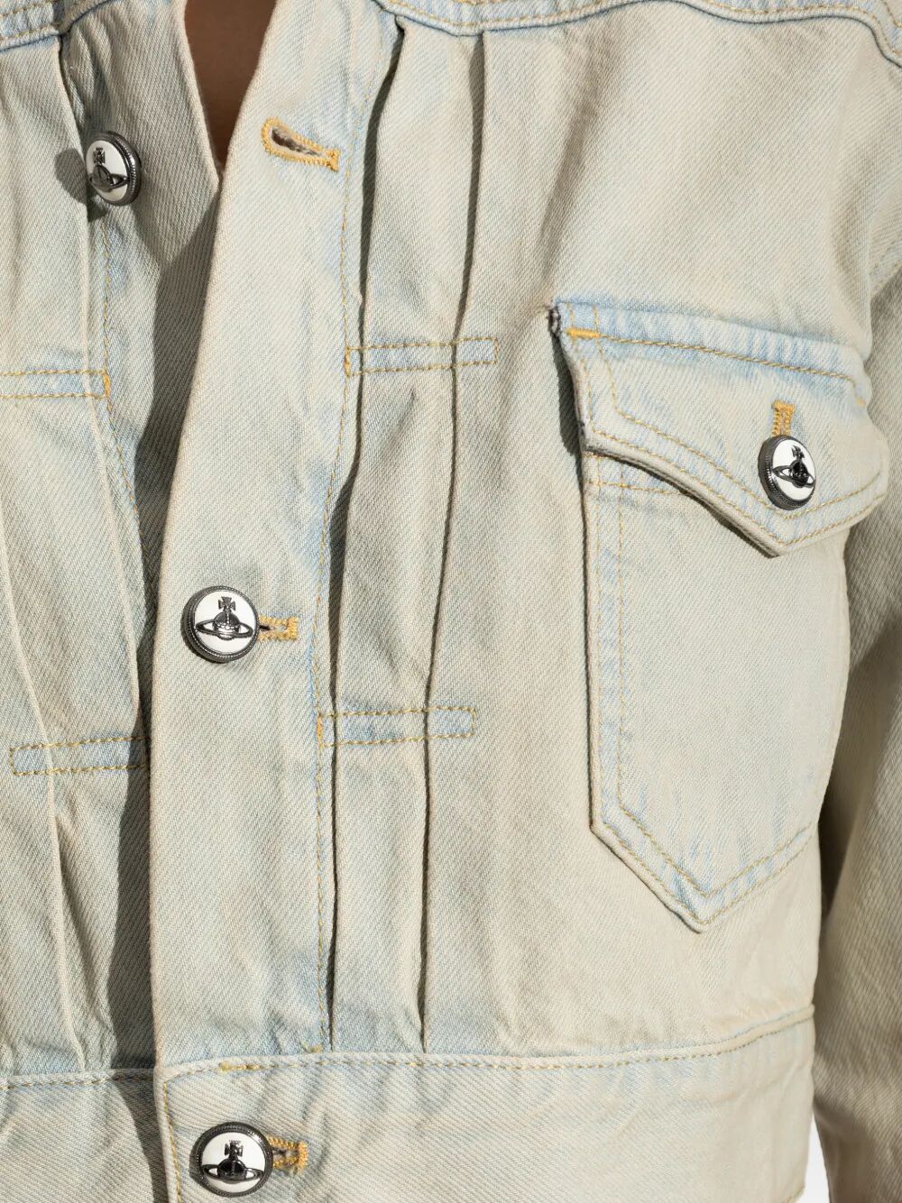 Vivienne Westwood Women Marlene Cropped Denim Jacket VIVIENNE WESTWOOD
