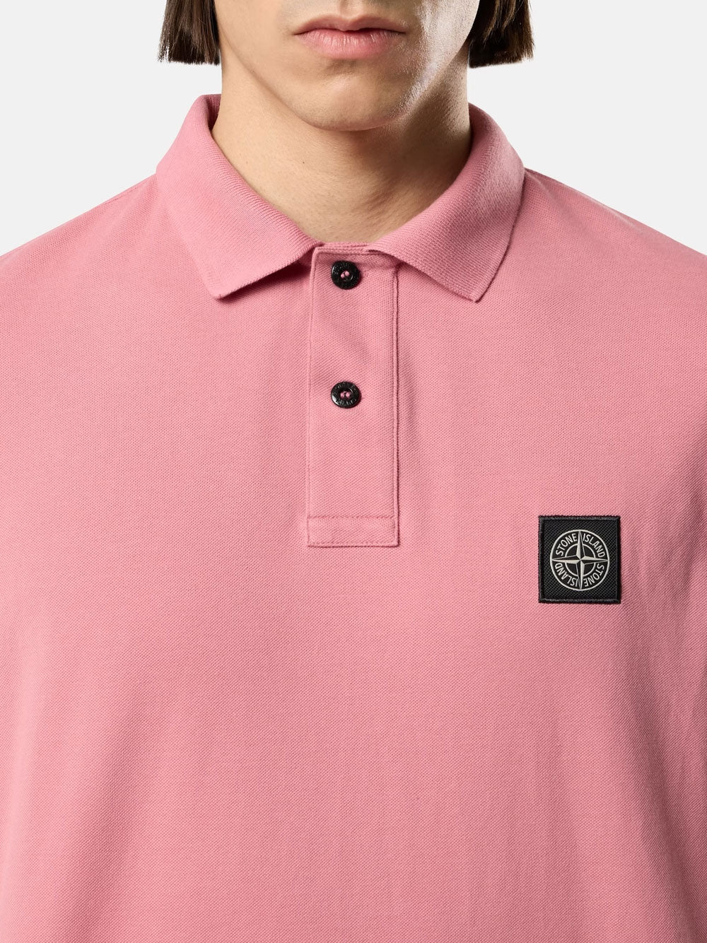 Stone Island Men Slim Fit Cotton Piqué Polo Shirt STONE ISLAND