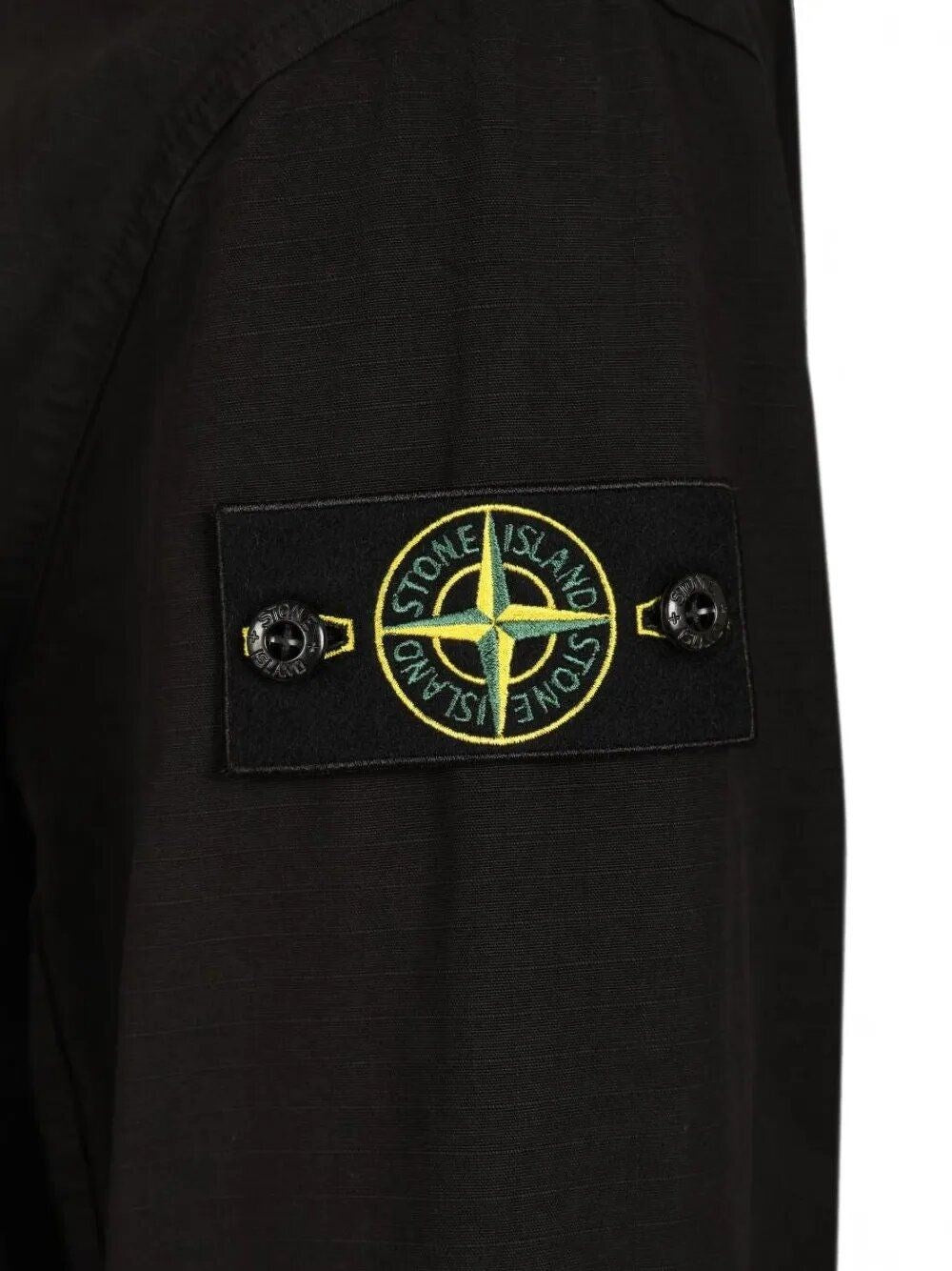 Stone Island Men Organic Cotton Ripstop Hooded Overshirt STONE ISLAND