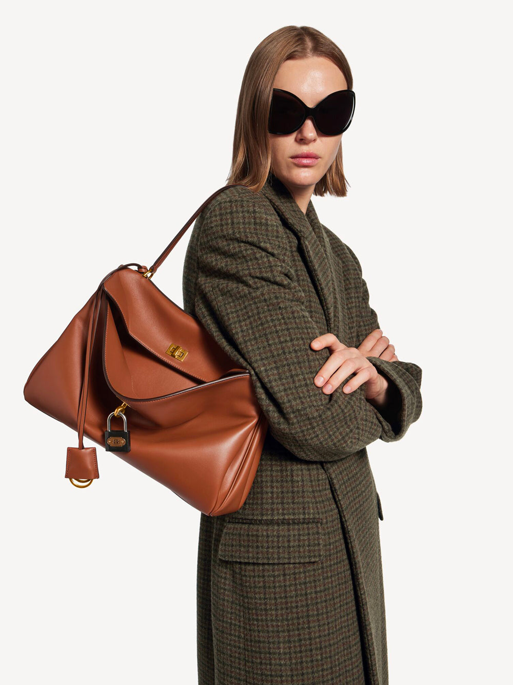 Balenciaga Women Rodeo Medium Smooth Leather Handbag BALENCIAGA