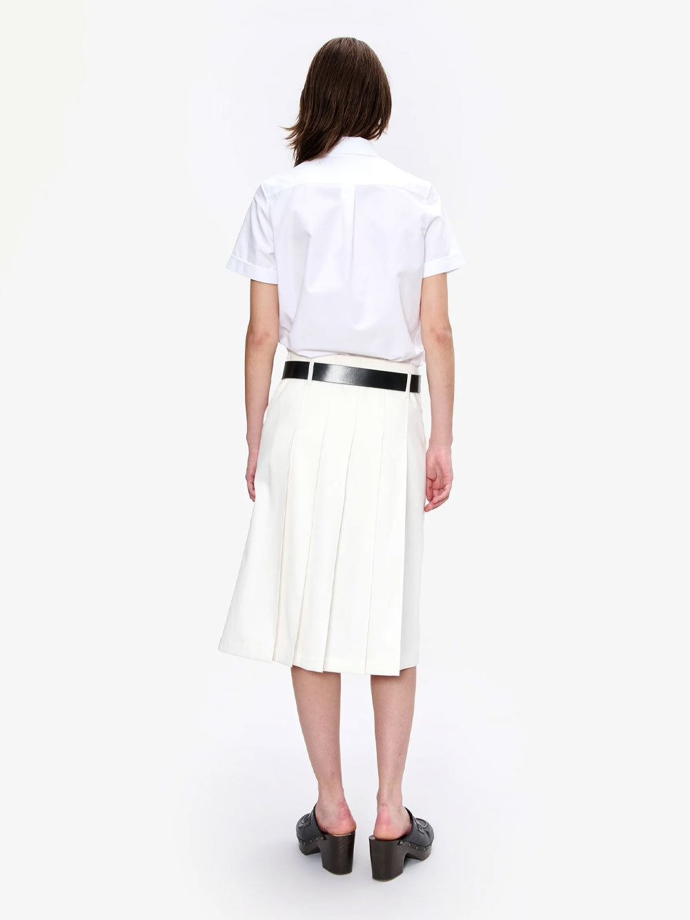 A.P.C. Women Alice Gabardine Midi Skirt A.P.C.
