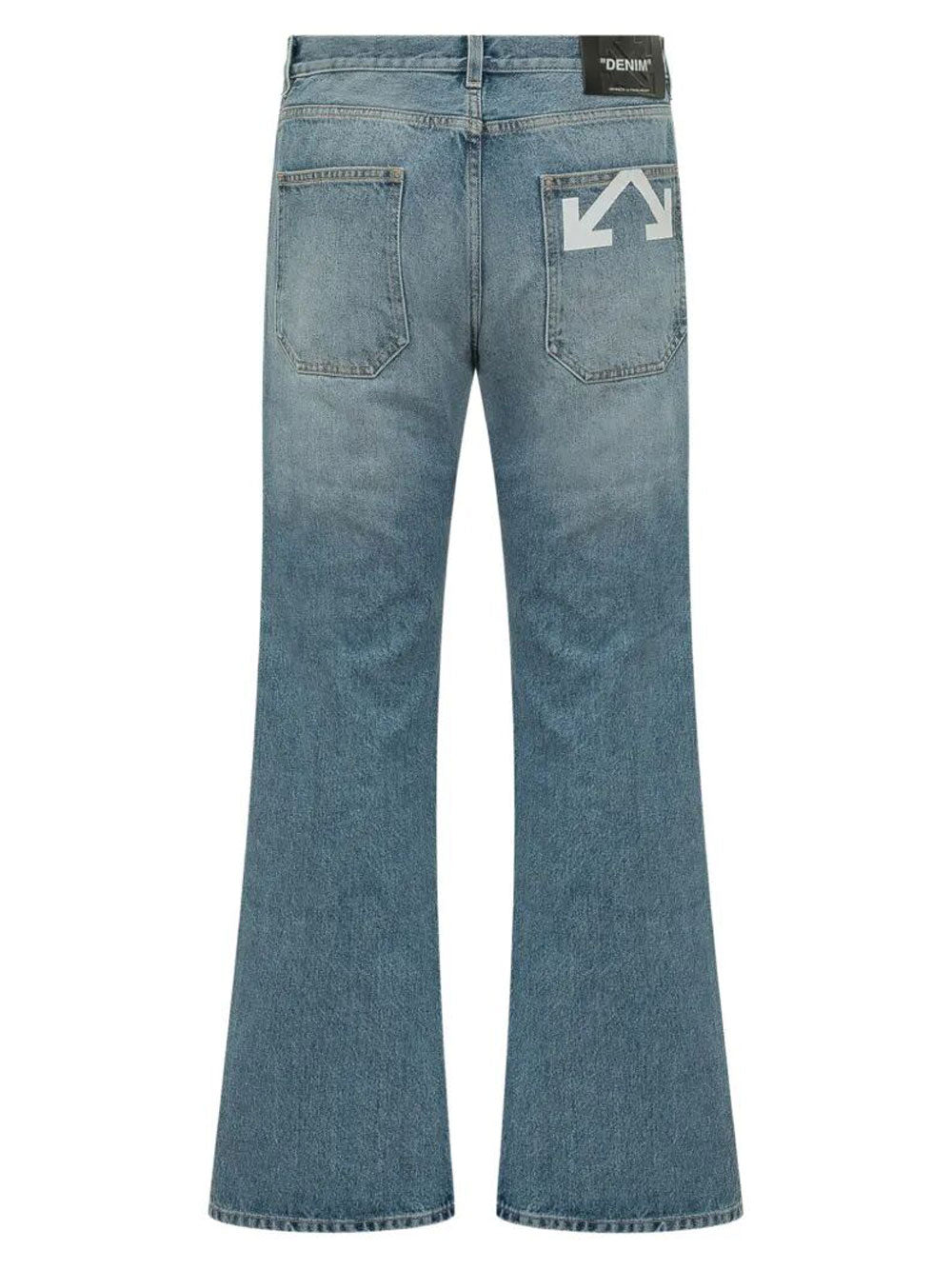 Off-White Men Half Arrow Flared Jeans OFF-WHITE