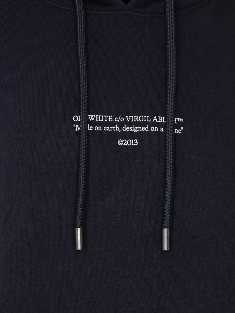 Off-White Men Statement Skate Cotton Hoodie OFF-WHITE