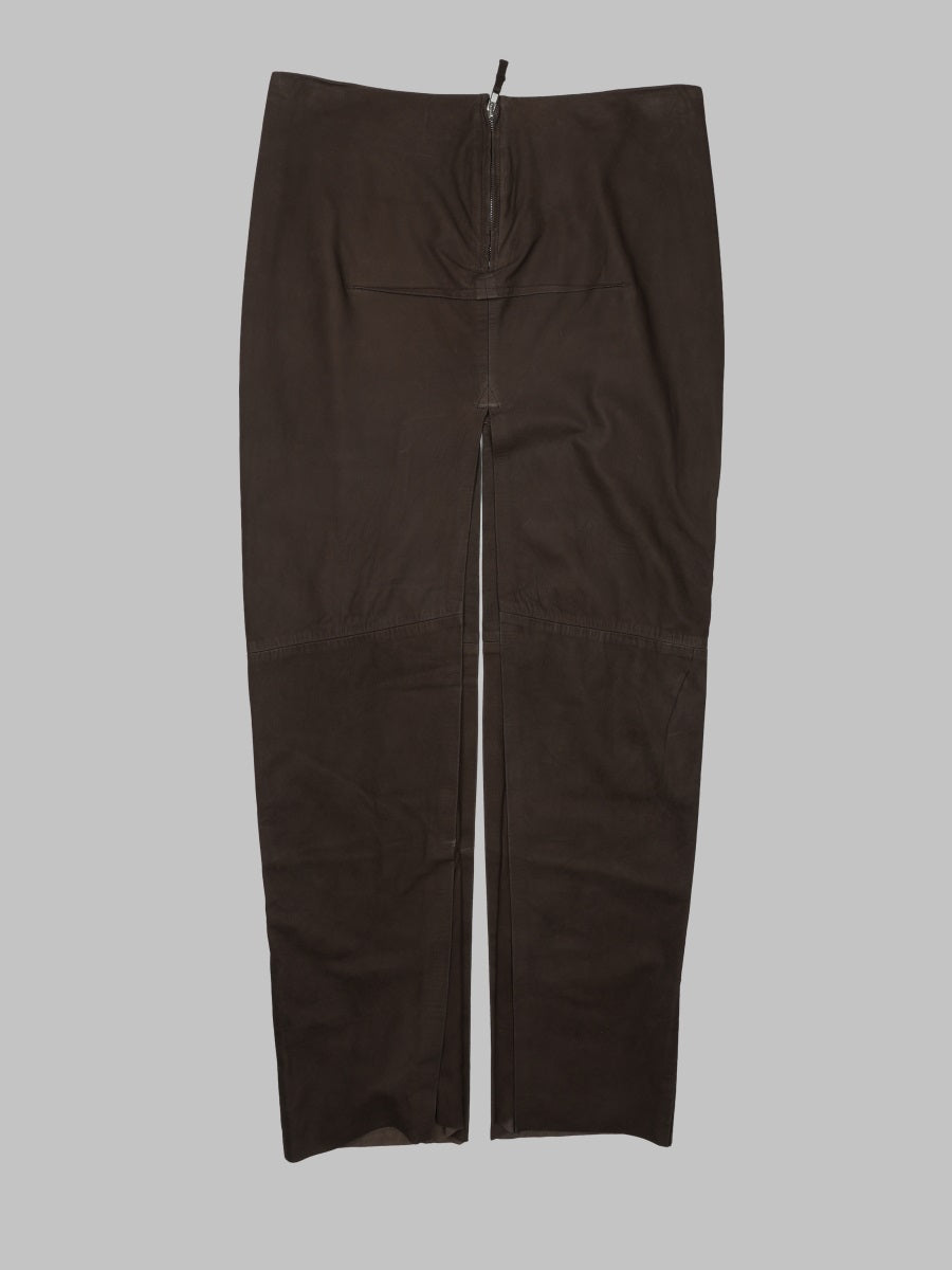 Rick Owens Women Gonna "Sliced" In Pelle RICK OWENS