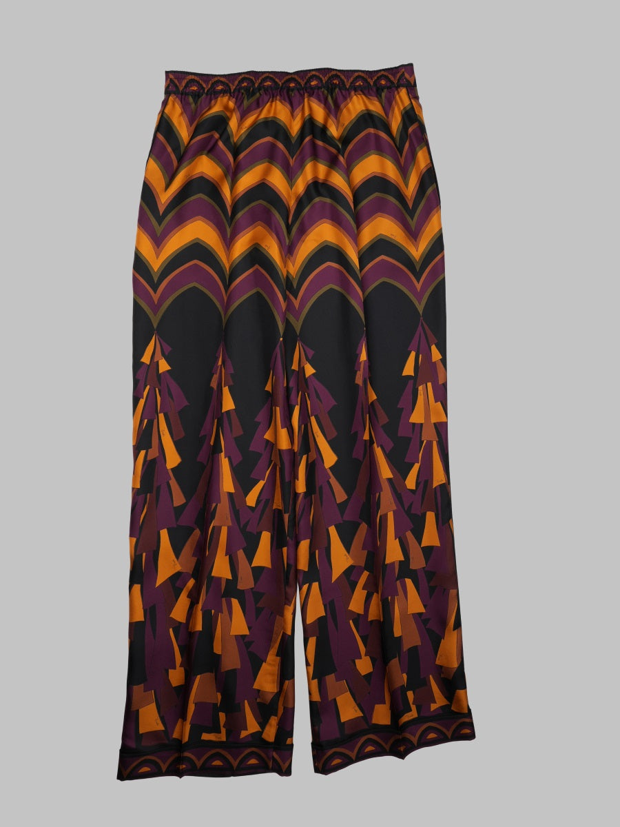 Pucci Women Pantalone In Seta Stampa Baiadera PUCCI