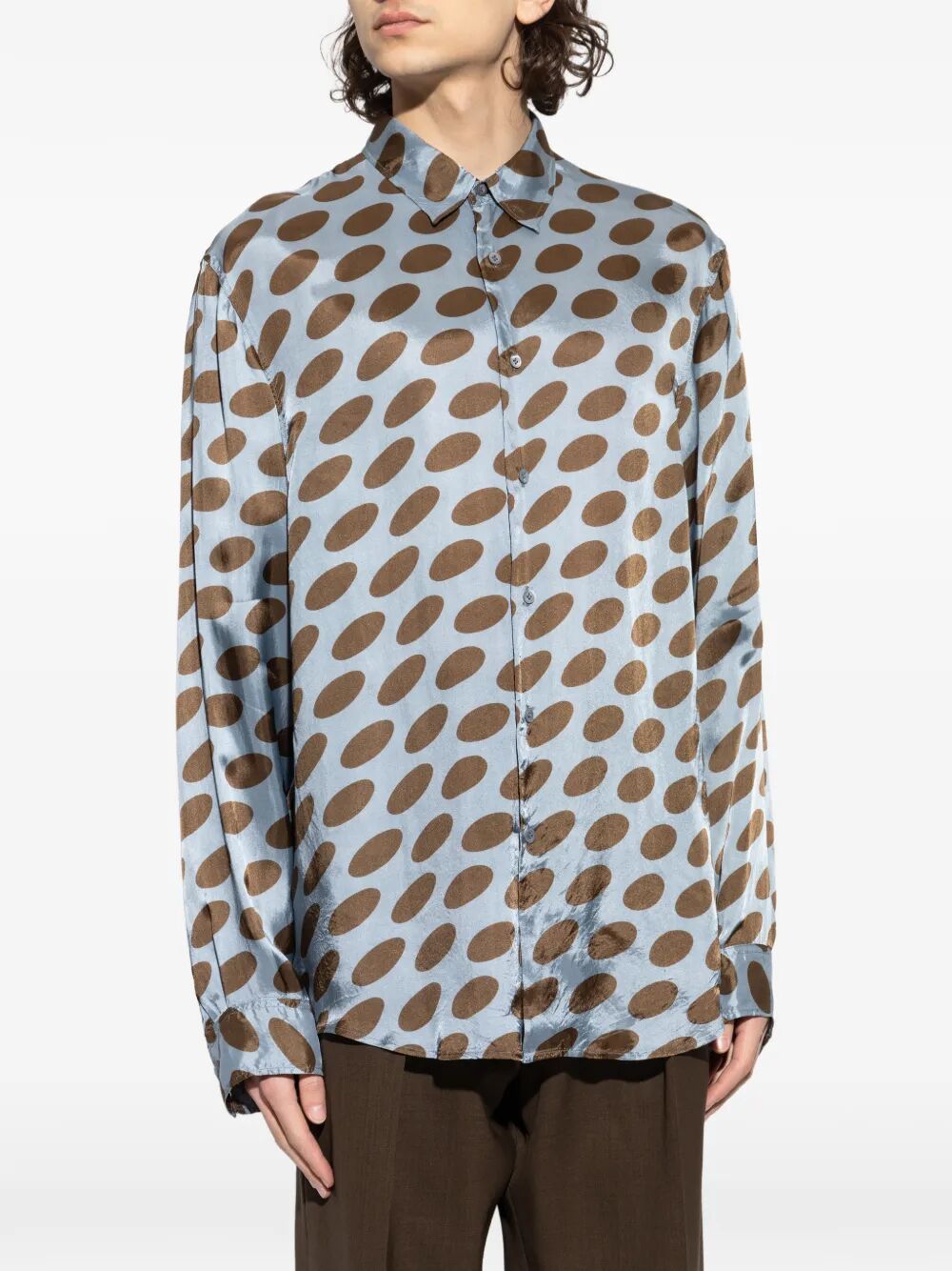 Dries Van Noten Men Caper Shirt