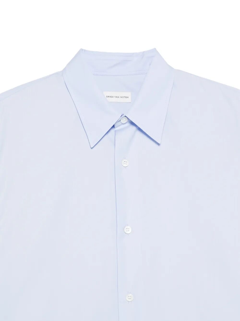 Dries Van Noten Men Caper Cotton Poplin Shirt DRIES VAN NOTEN