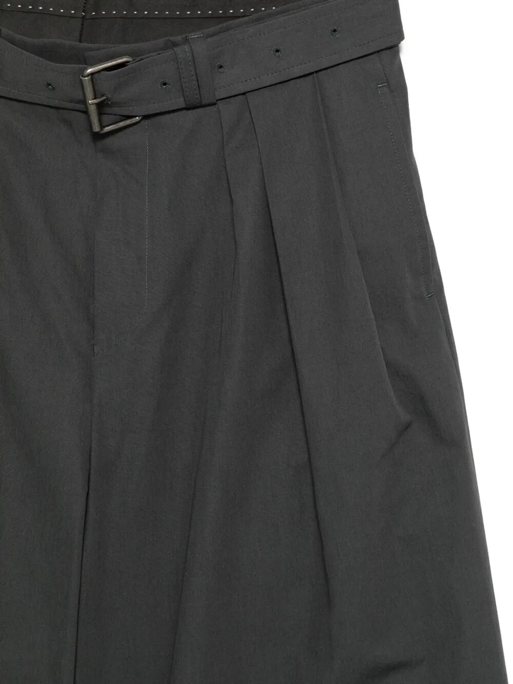 Dries Van Noten Men Preaches Belted Cotton Poplin Bermudas DRIES VAN NOTEN