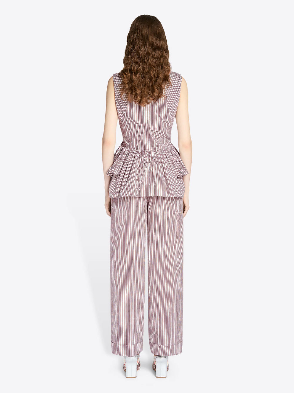 Dries Van Noten Women Casey Ruffled Peplum Top DRIES VAN NOTEN