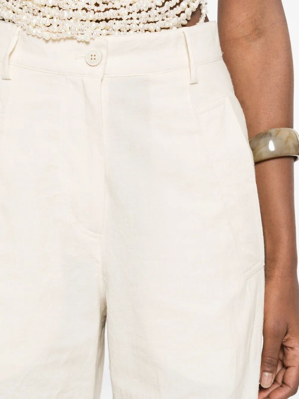 Dries Van Noten Women Pincks Straight-Leg Cotton Poplin Pants DRIES VAN NOTEN