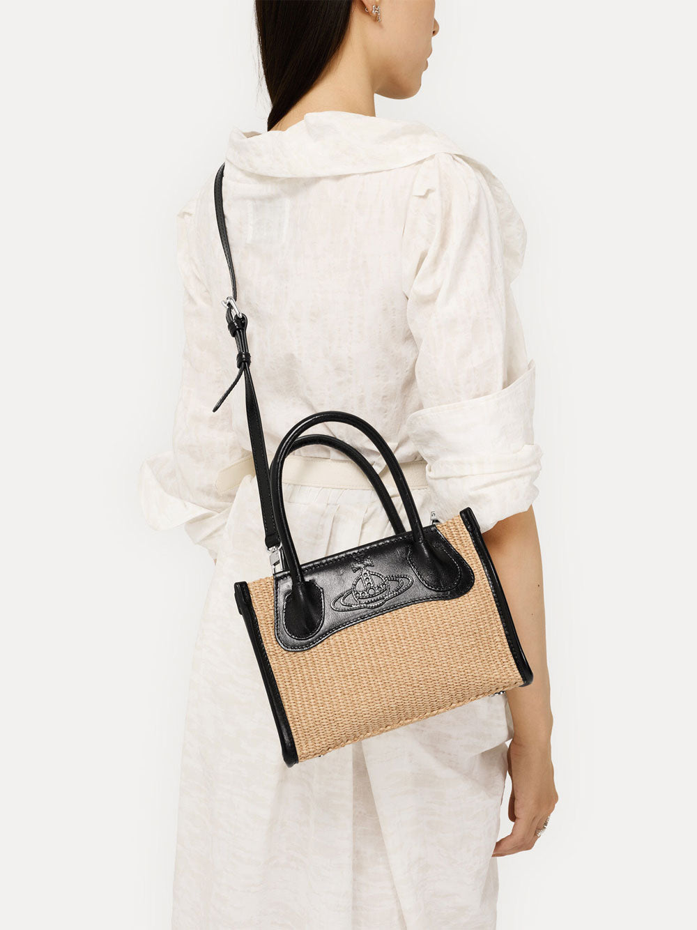 Vivienne Westwood Women Troy Small Crossbody Tote Bag VIVIENNE WESTWOOD