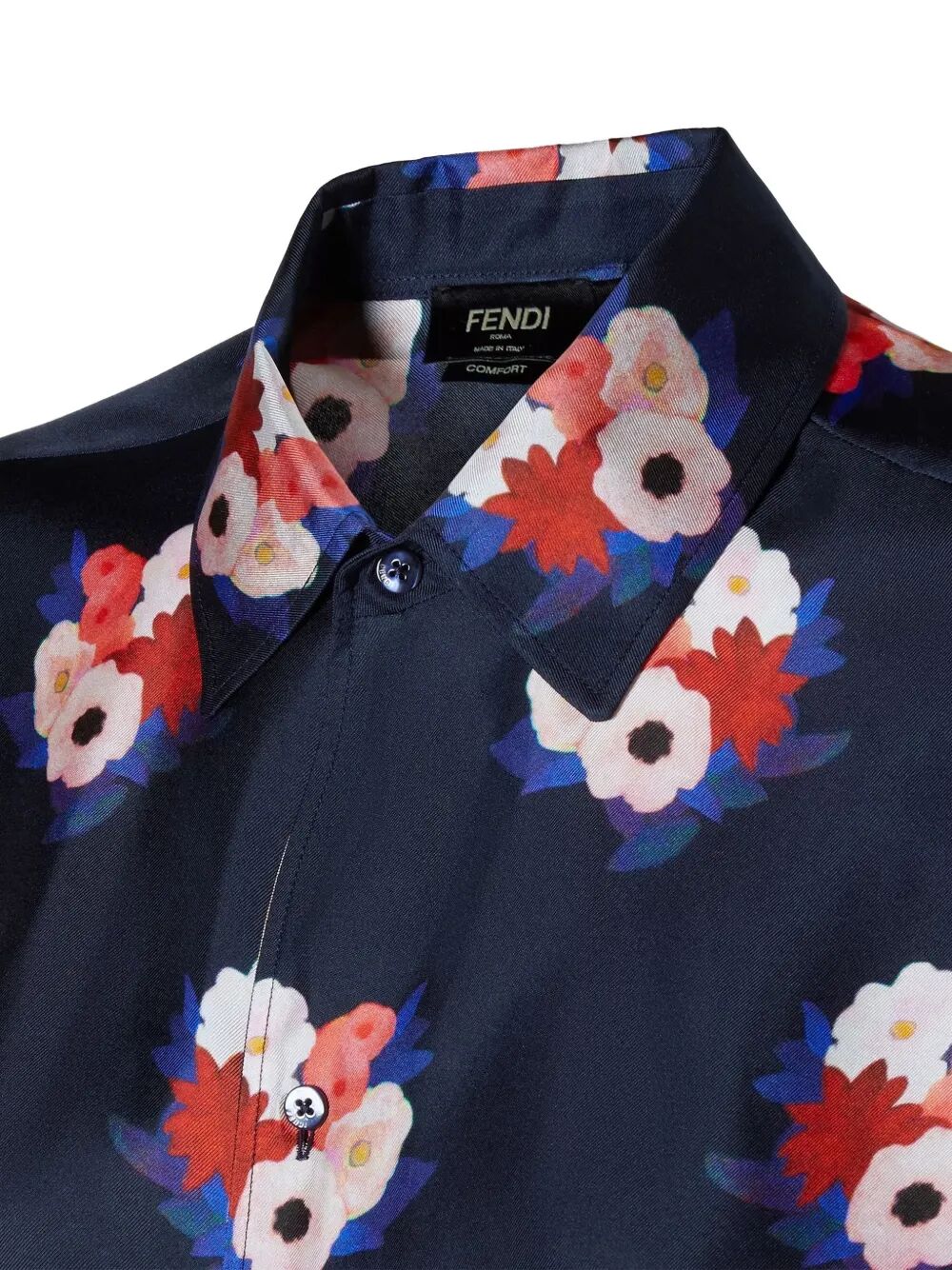 Fendi Men Shirt Over Silk Fendi Bou FENDI