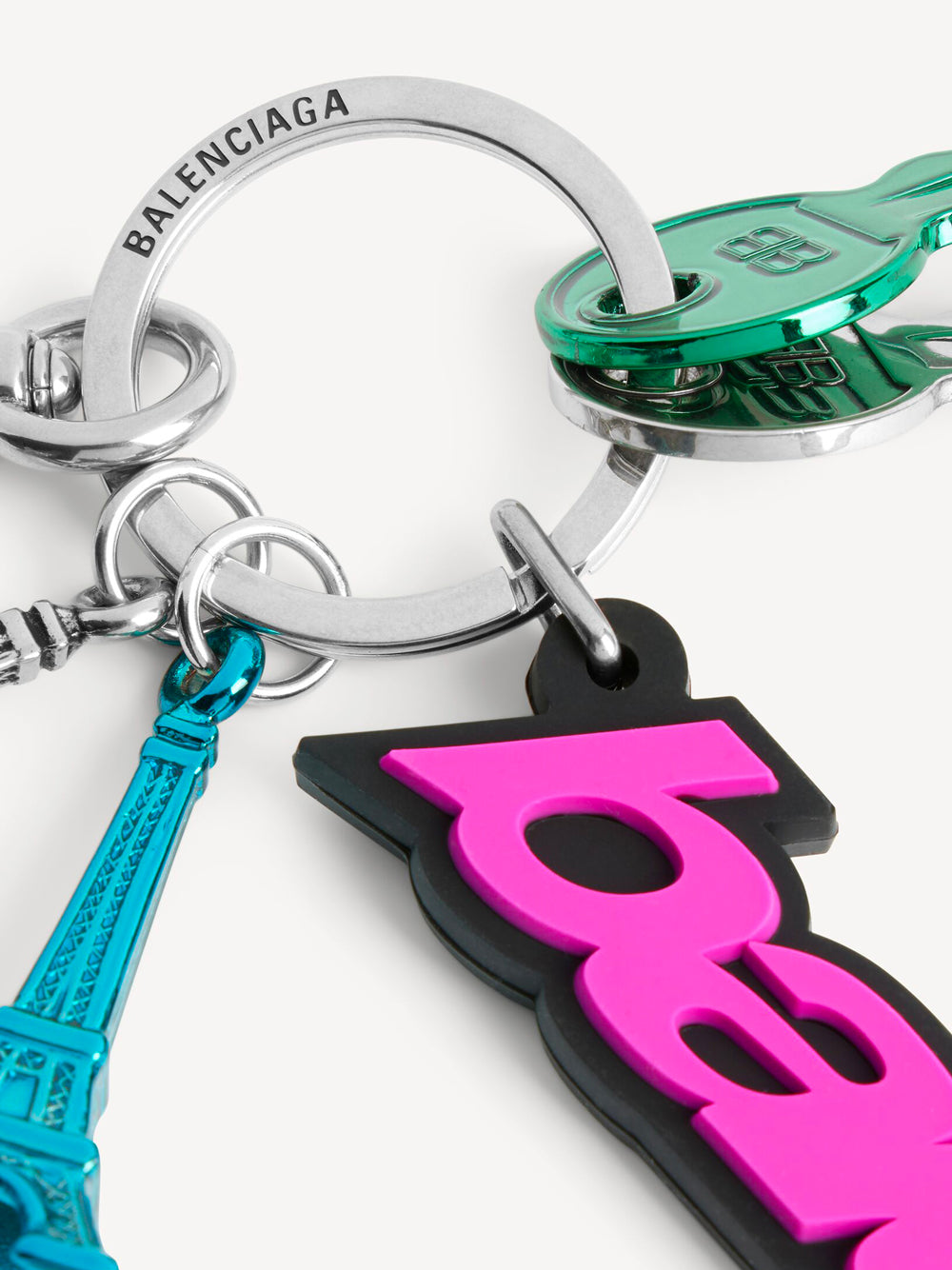 Balenciaga Women Keyring Biker B Logo BALENCIAGA