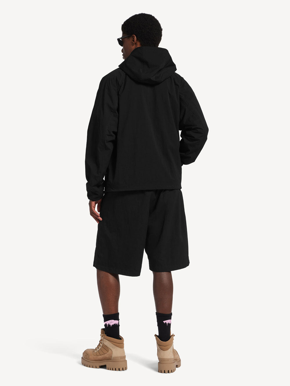 Balenciaga Men Technical Hooded Tracksuit Jacket BALENCIAGA