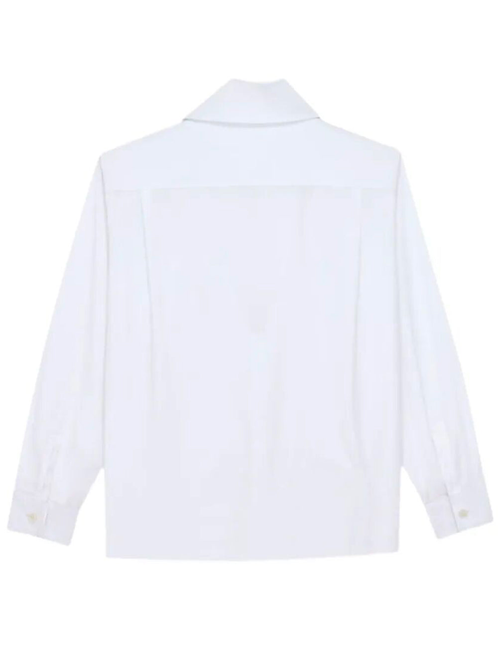 Saint Laurent Women Lavallière Shirt In Cotton Poplin SAINT LAURENT