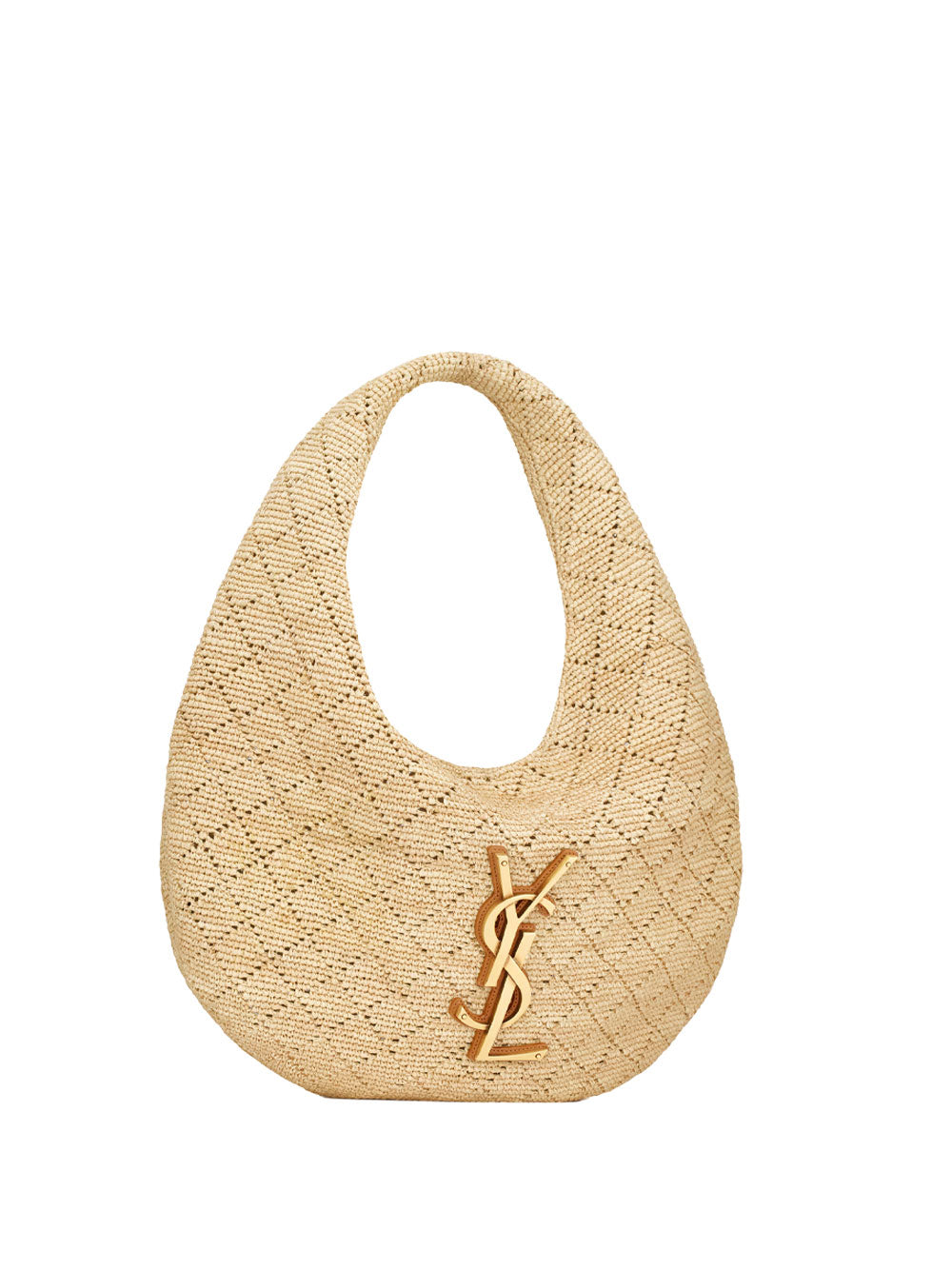 Saint Laurent Women Icare Hobo In Raffia SAINT LAURENT