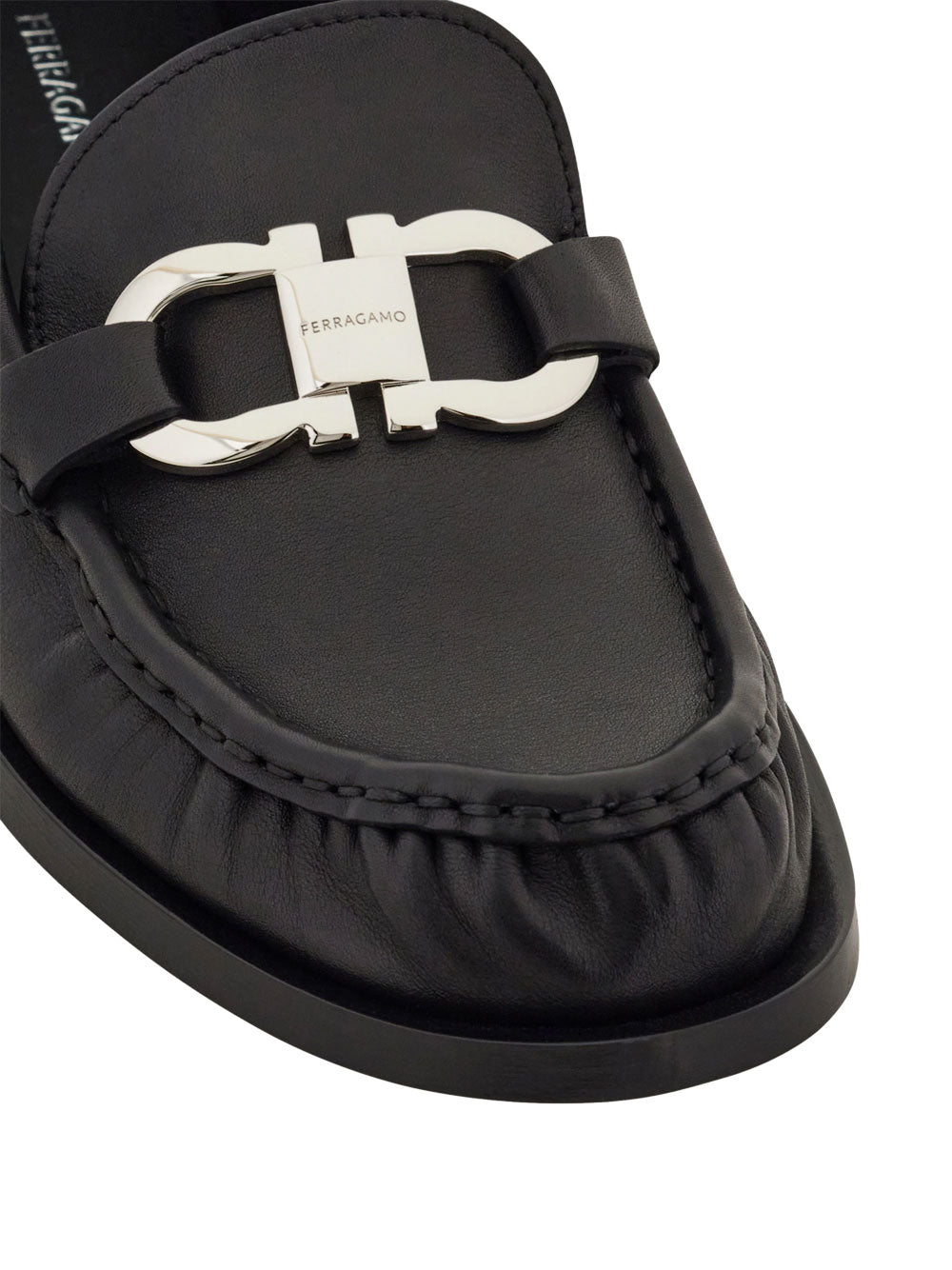 Ferragamo Women Gancini Ornament Loafers FERRAGAMO