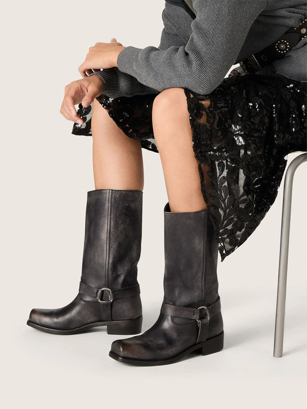 Golden Goose Women Biker Square GOLDEN GOOSE