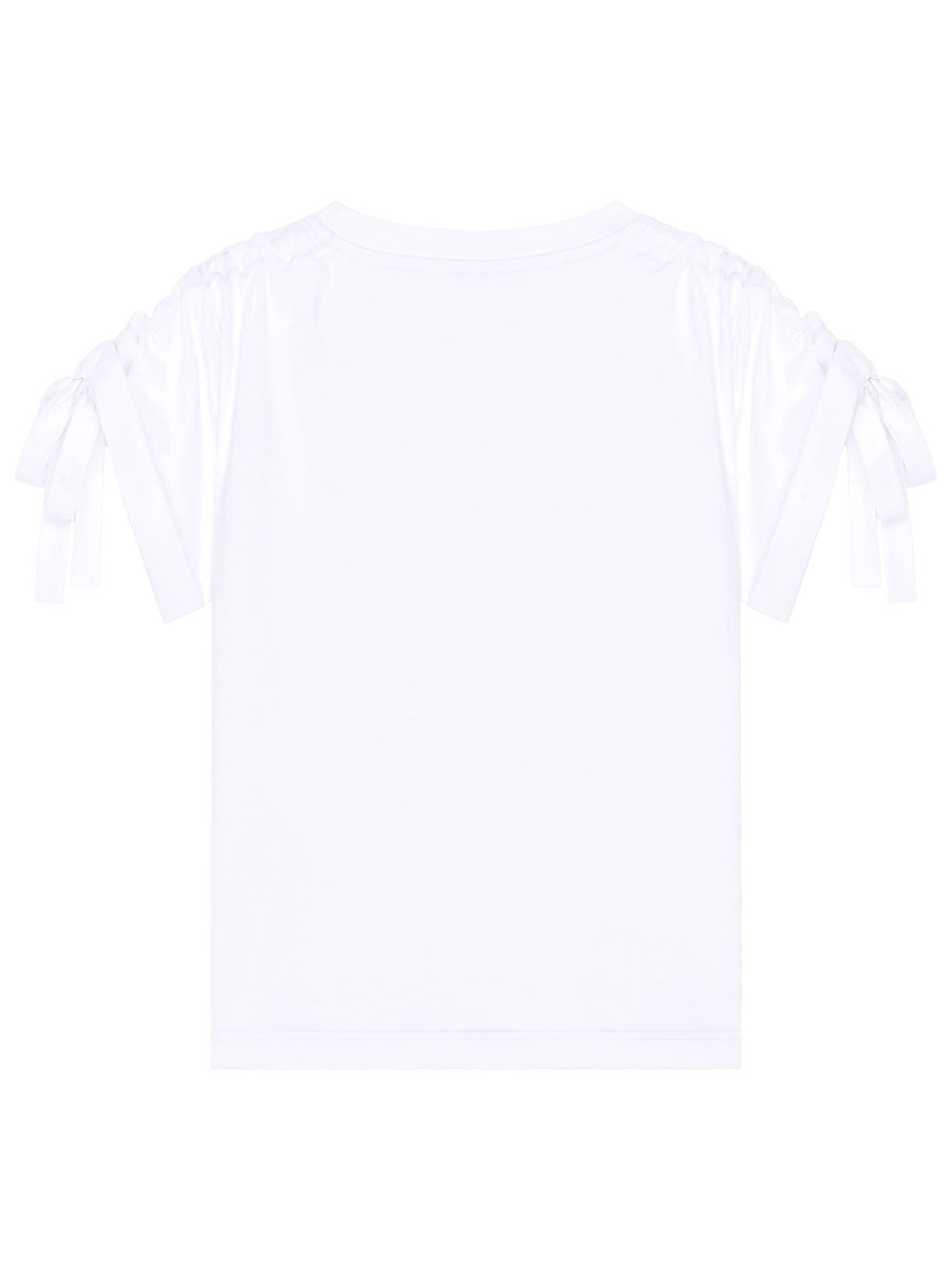 Givenchy Women T-Shirt In Cotton With Bows GIVENCHY