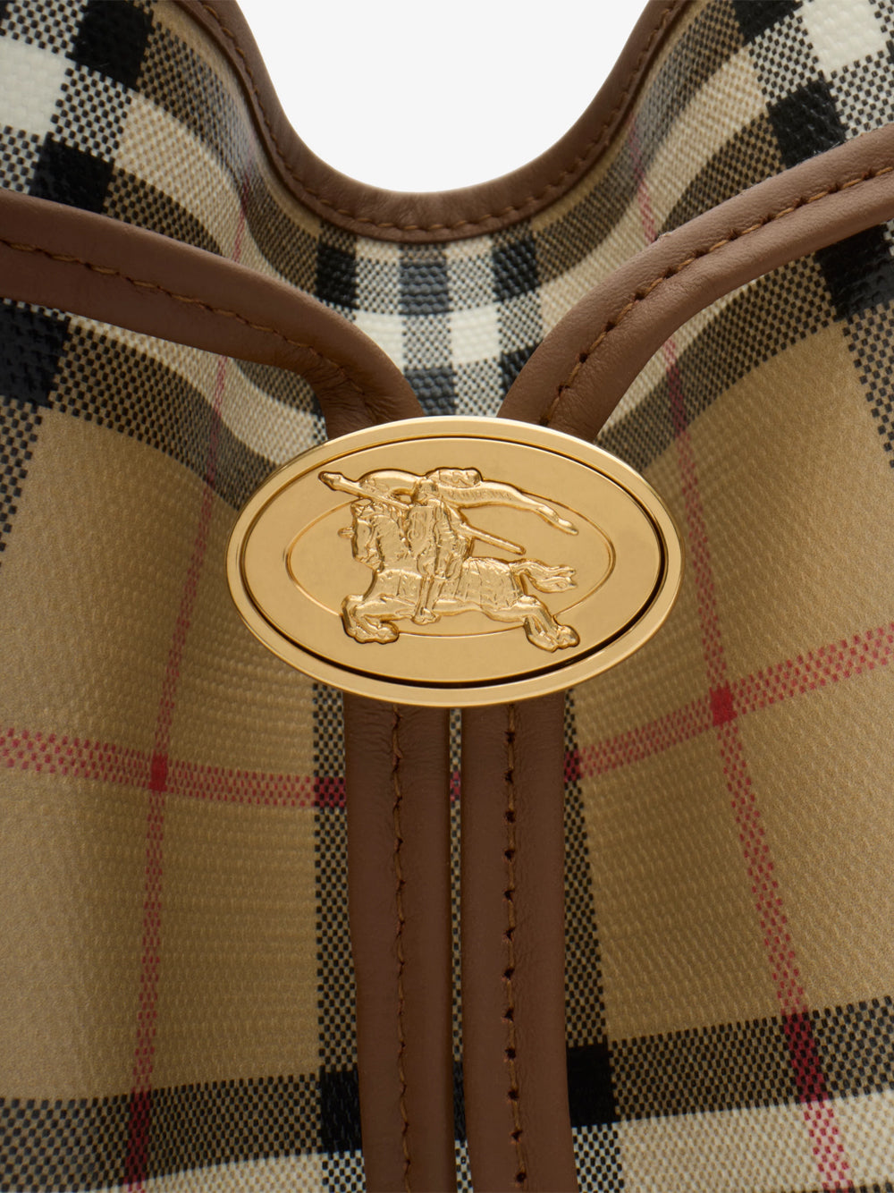 Burberry Women Small Check Bucket Bag BURBERRY