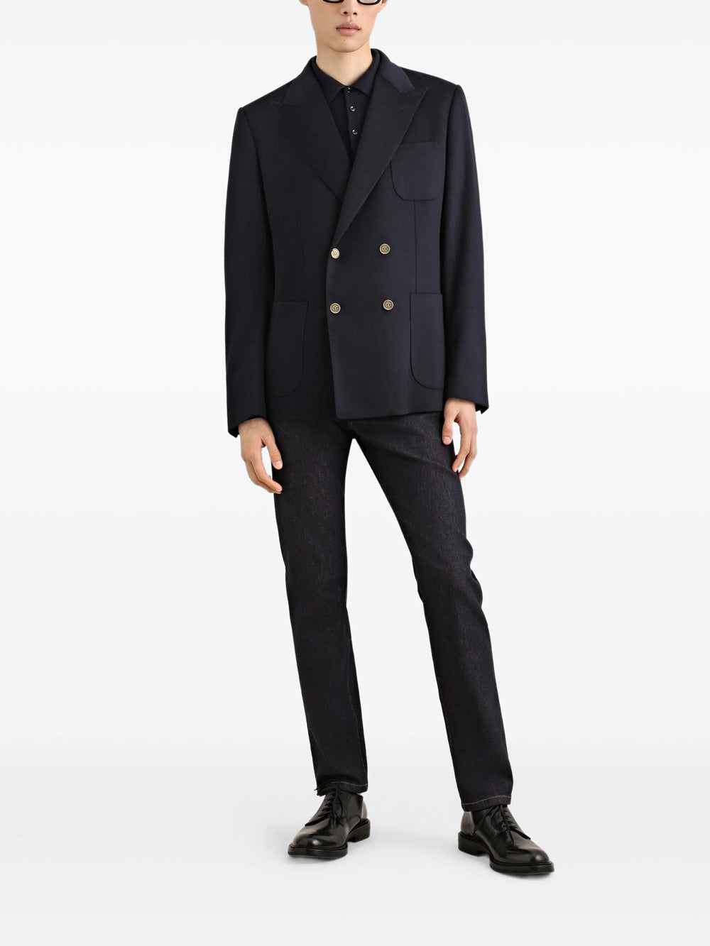 Dolce & Gabbana Men Polo In Lana Vergine DOLCE & GABBANA