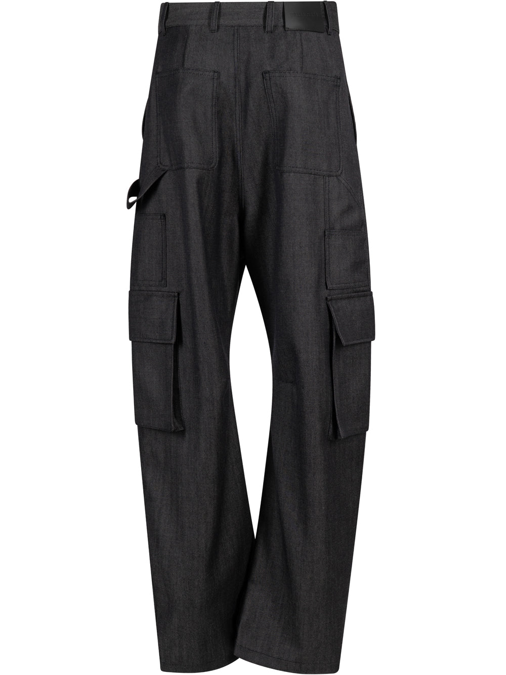 Balenciaga Women Barrel Leg Wool Cargo Pants BALENCIAGA