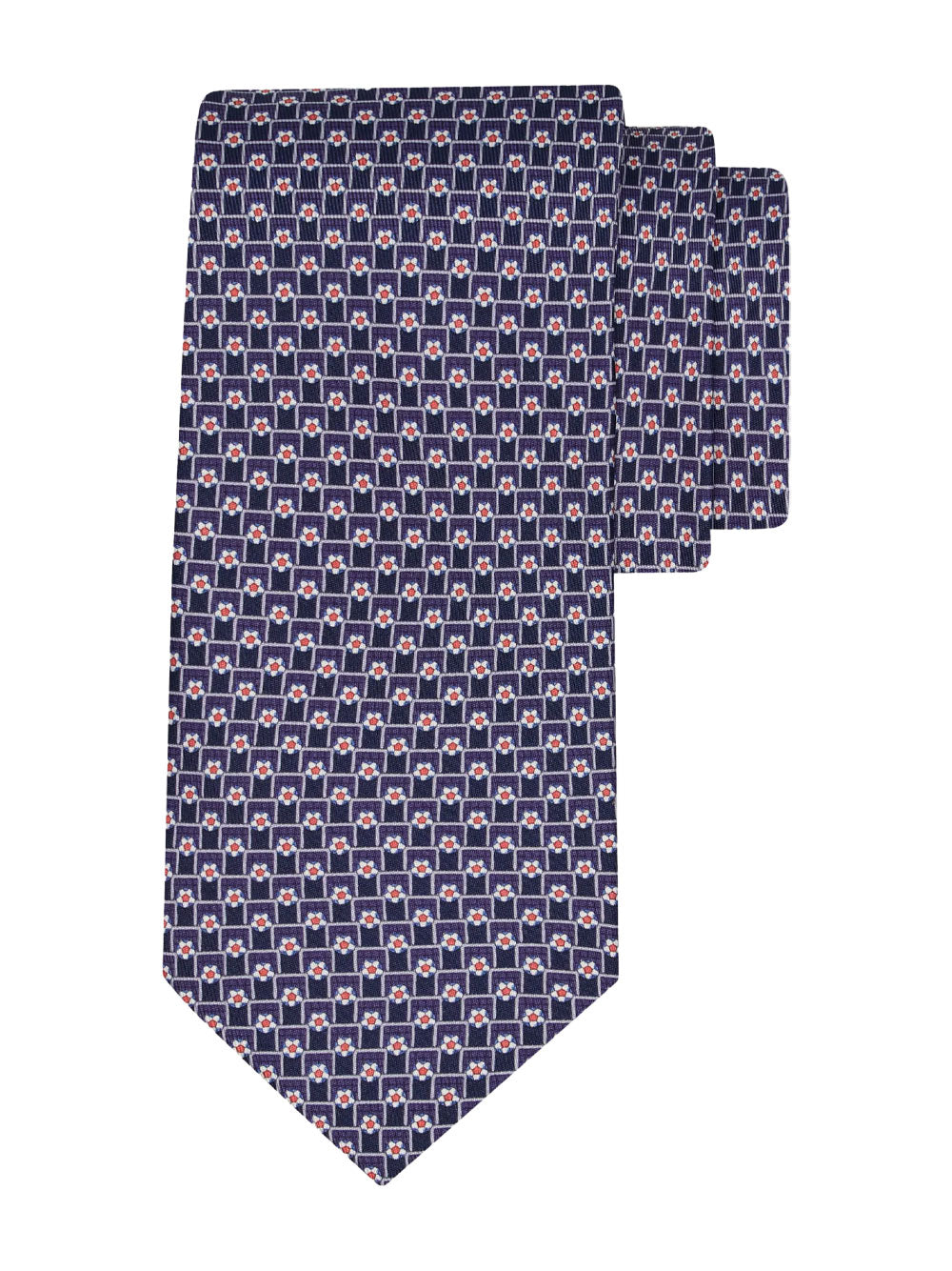 Ferragamo Men Tournament Print Silk Tie FERRAGAMO