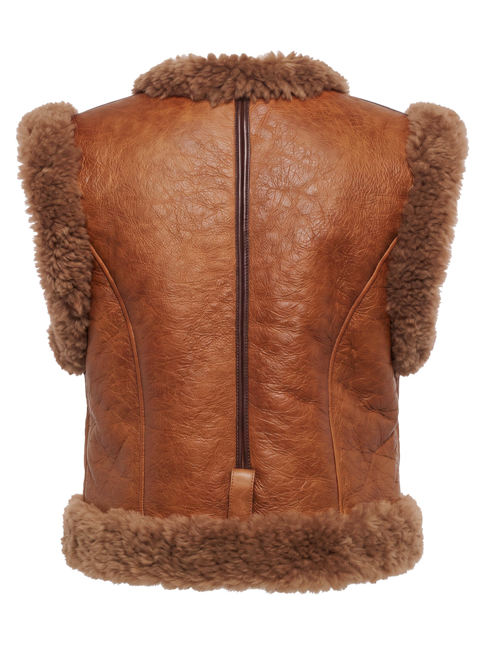 Chloe Women Gilet In Pelle Con Shearling CHLOE
