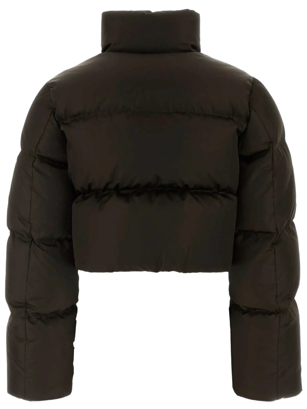 Prada Women Cropped Fit Stand-Up Collar Down Jacket PRADA
