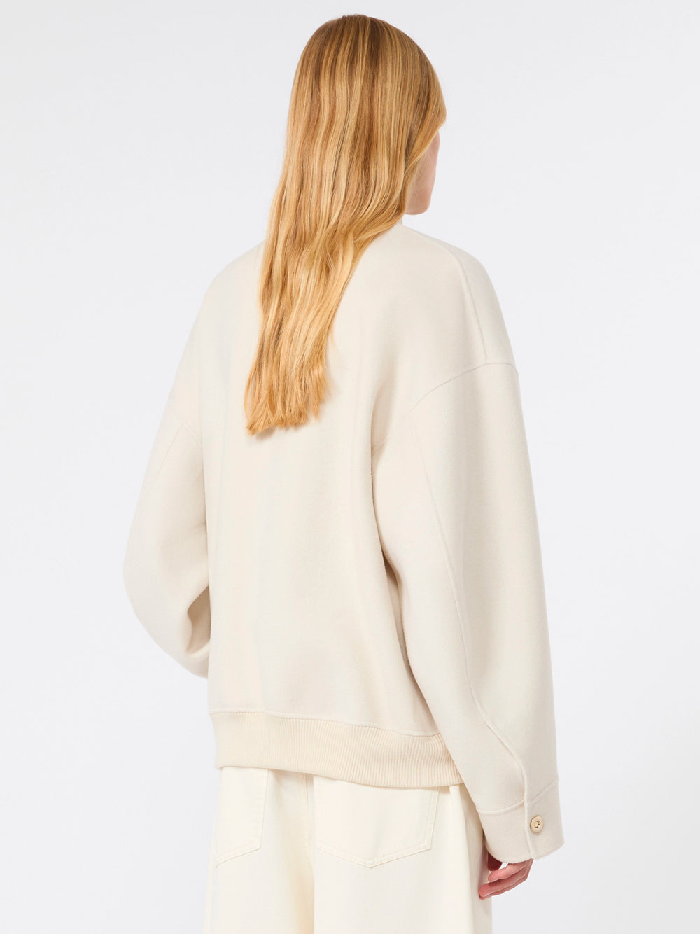 Sportmax Women Bomber In Double Di Pura Lana